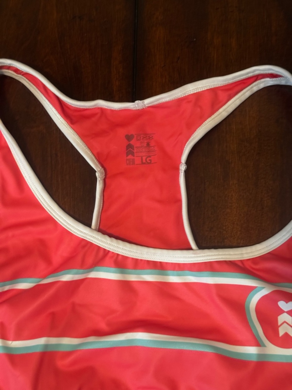 Coeur Triathlon Racerback Sports Bra Large - Picture 2 of 6